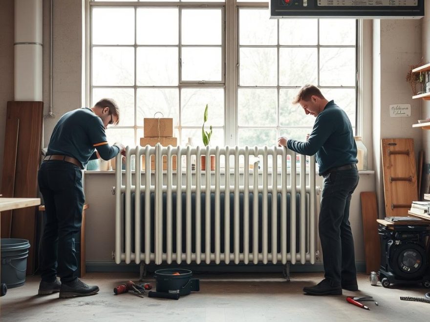 Demontere radiator