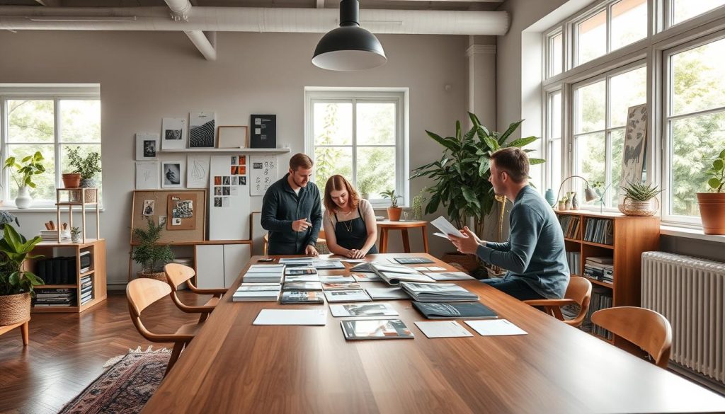 Designkostnader for markedsføringsmateriell