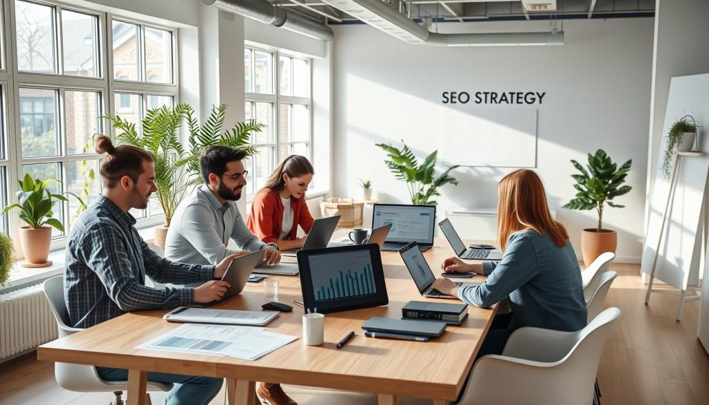 Digital markedsføring SEO strategi