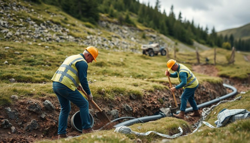 Dreneringsarbeid priseksempel