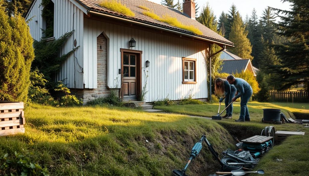 Dreneringstjenester og fuktsikring