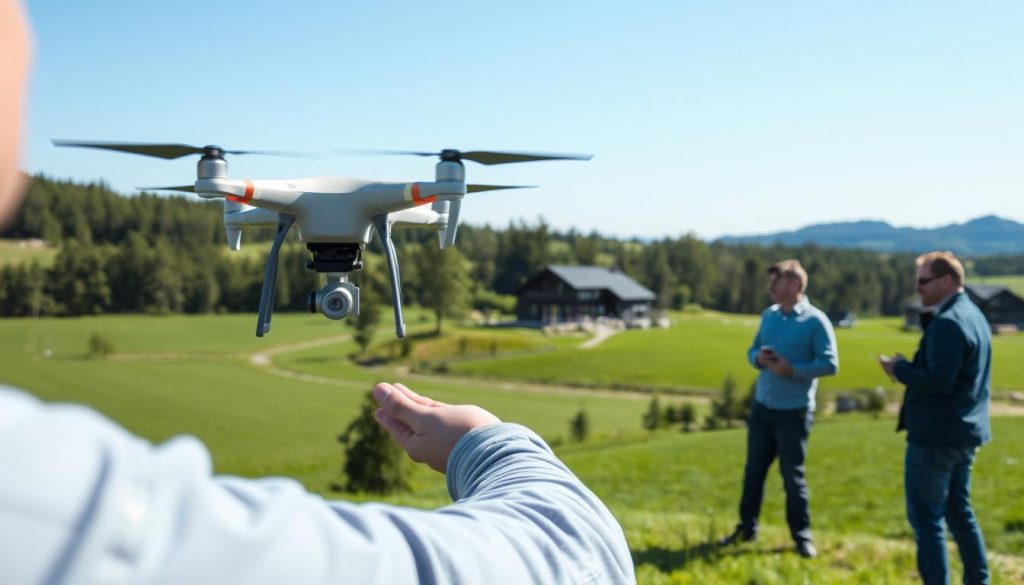 Drone eiendomsfoto leverandør