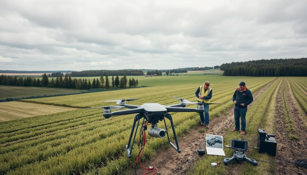 Drone landbruk tekniske utfordringer