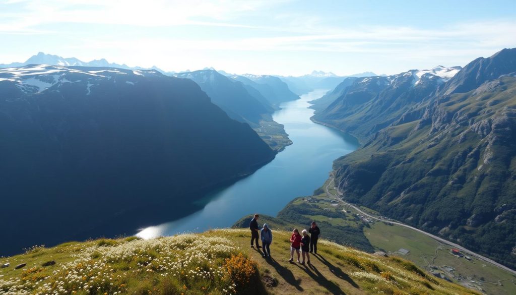 Drone landskapsfotografering i Norge