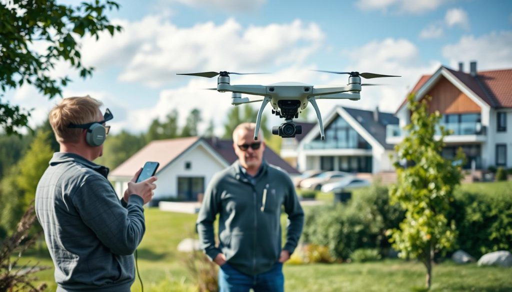 Dronebilder eiendom leverandør valg