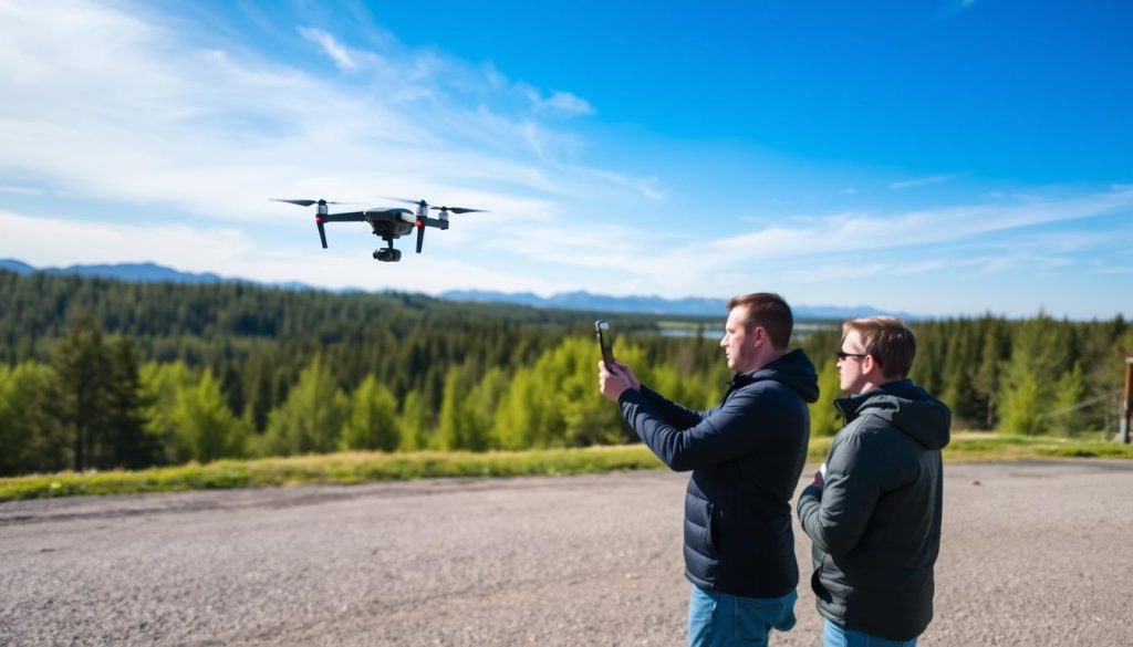 Droneflyging kurs veiledning