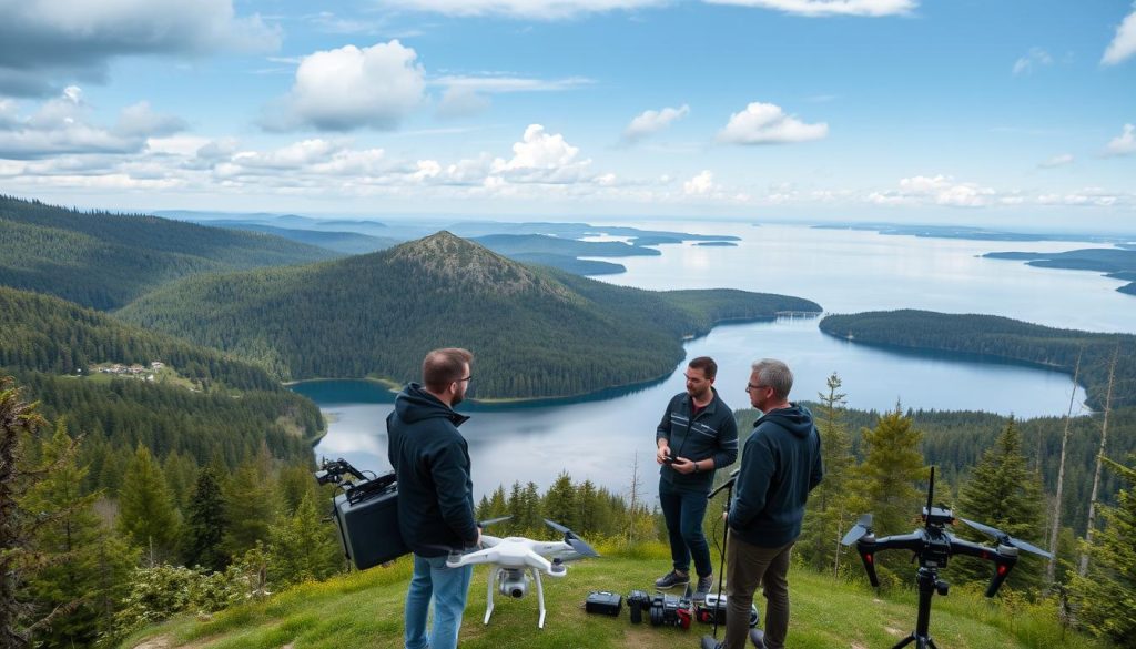 Dronefotografering leverandør valg