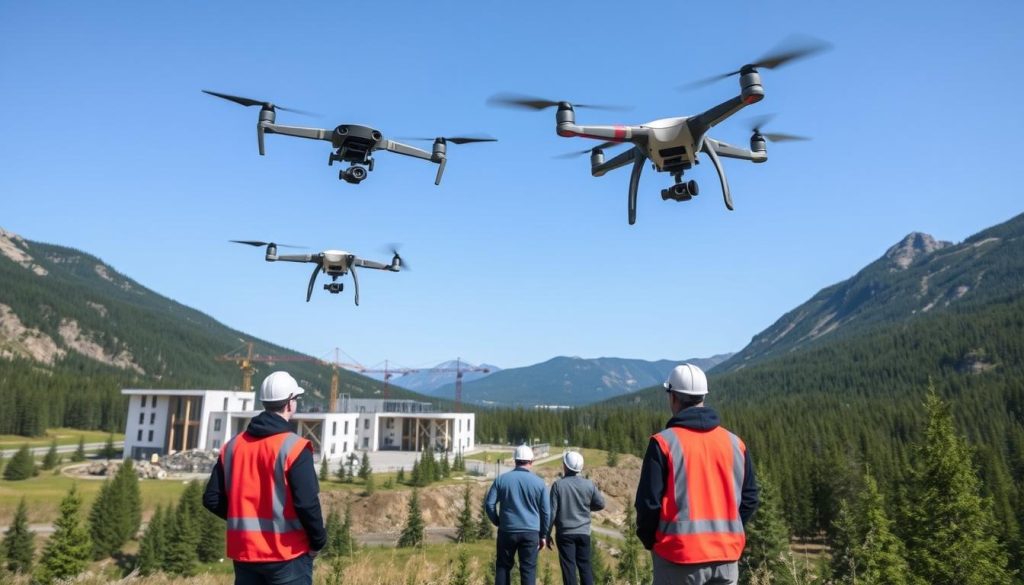 Droner i byggeprosjekter