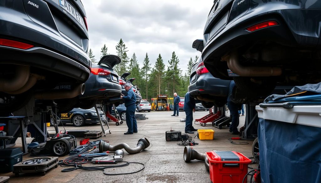 Eksosreparasjon tjenester i Rogaland