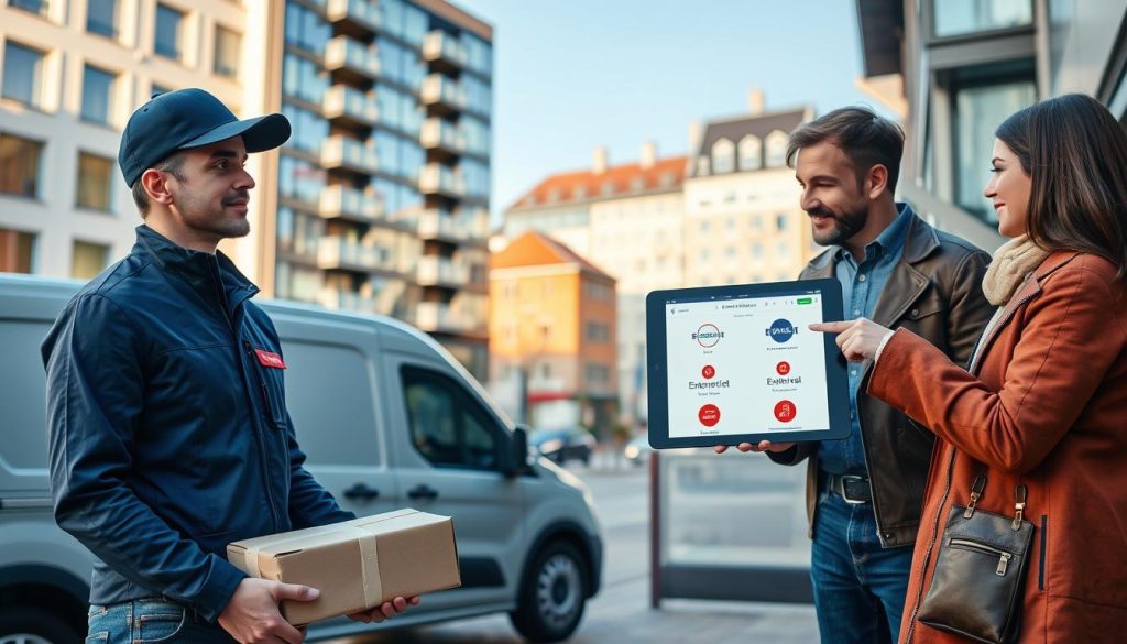 Ekspresslevering samme dag valg