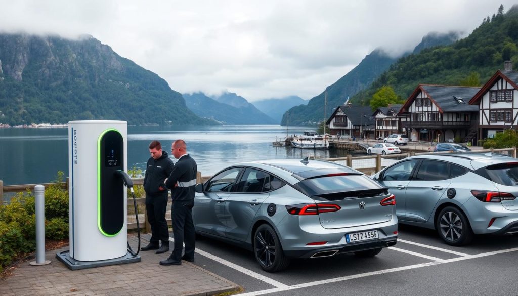 Elbillader tjenester i Bergen