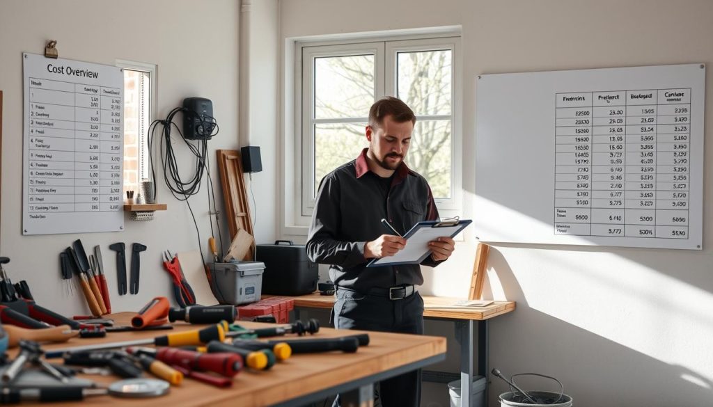 Elektriker kostnadsoversikt