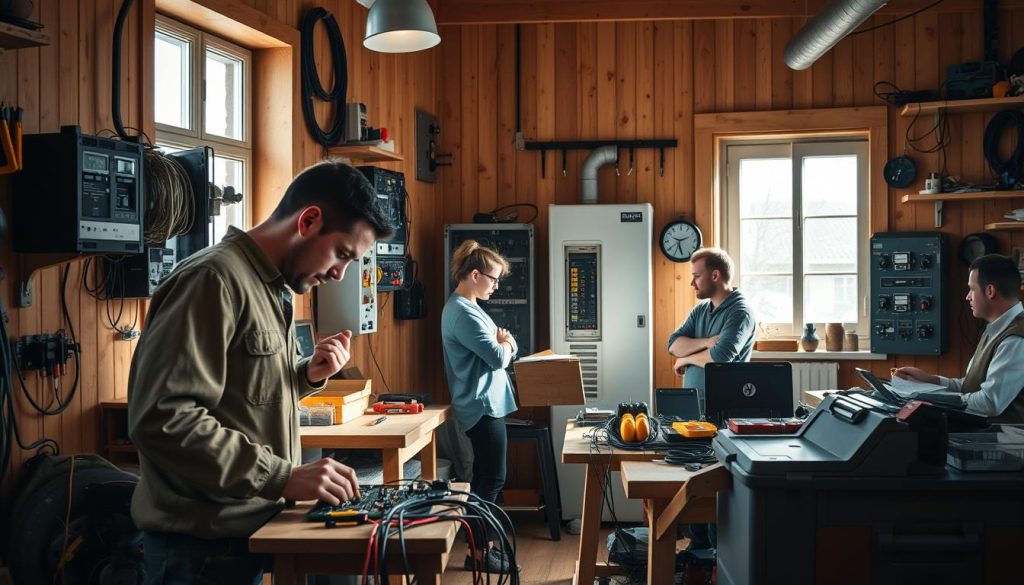 Elektriker tjenester og elektrisk arbeid