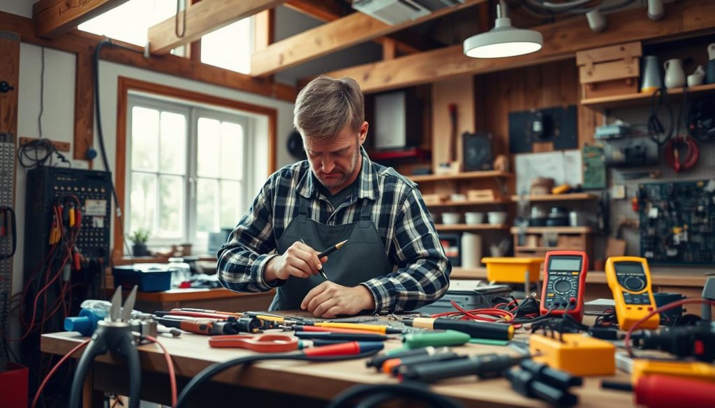 Elektriker tjenester og elektro arbeid