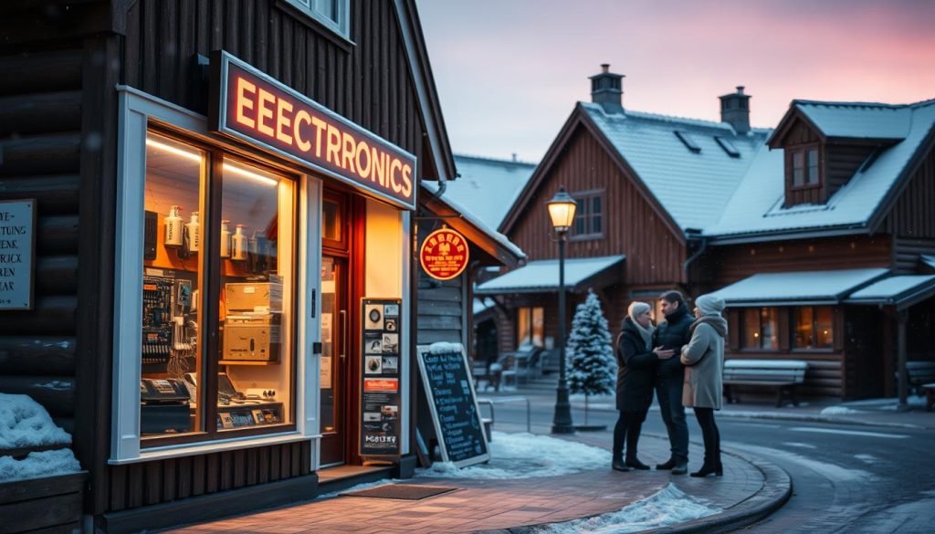 Elektriker vakttelefon i norske byer