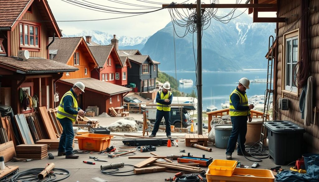 Elektrikere i norske byer