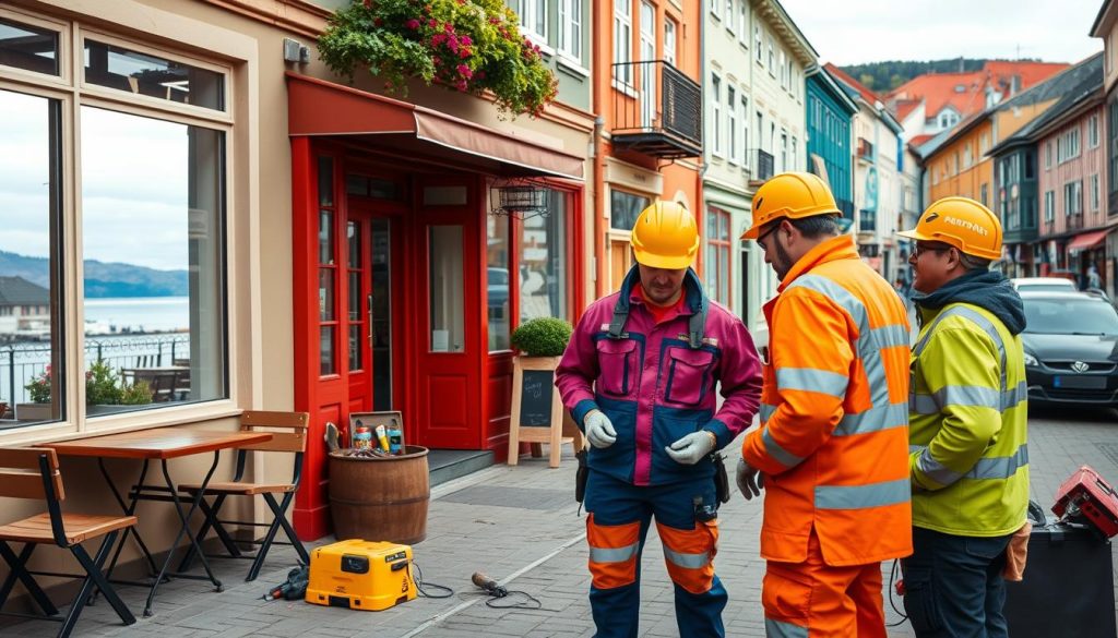 Elektrikervakt i norske byer