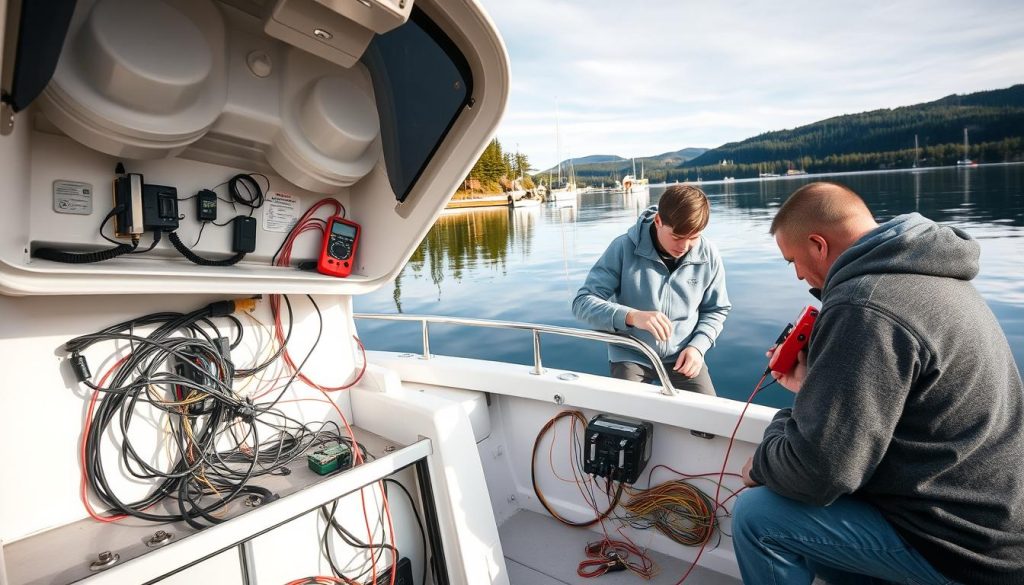 Elektriske systemer i båt feilsøking