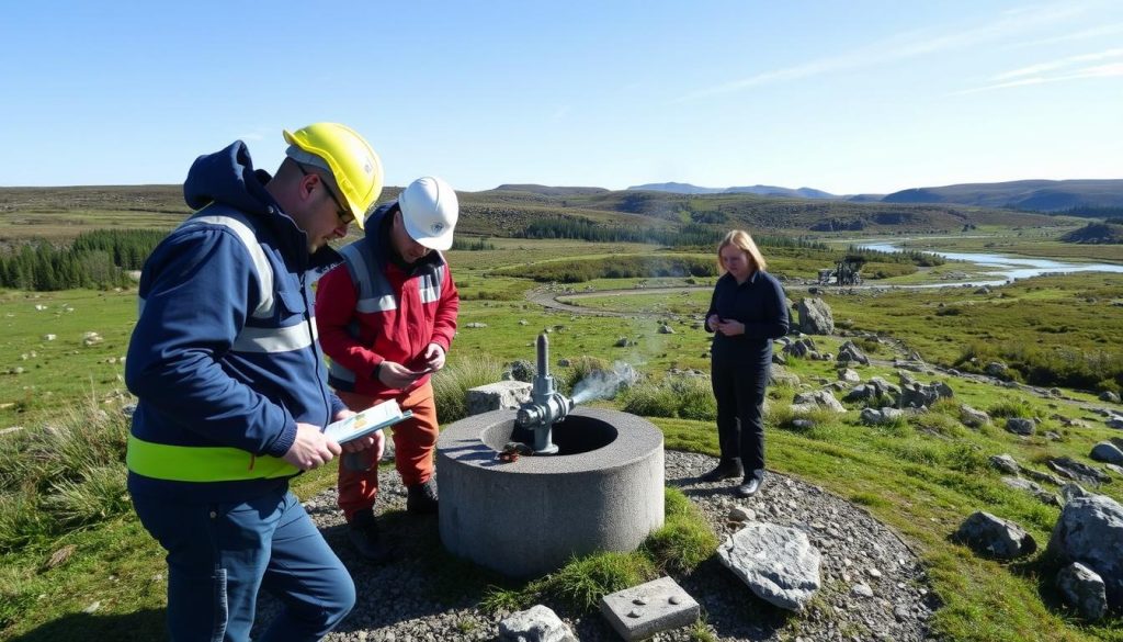 Energibrønn inspeksjon og vedlikehold