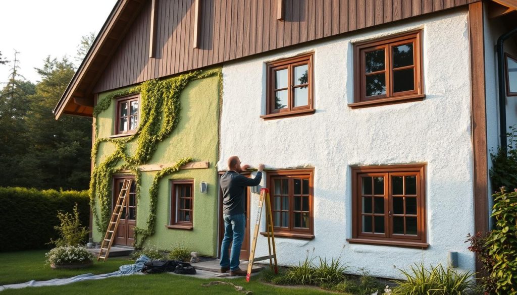 Etterisolering av hus utvendig