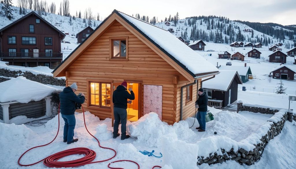 Etterisolering innblåsing i norske byer