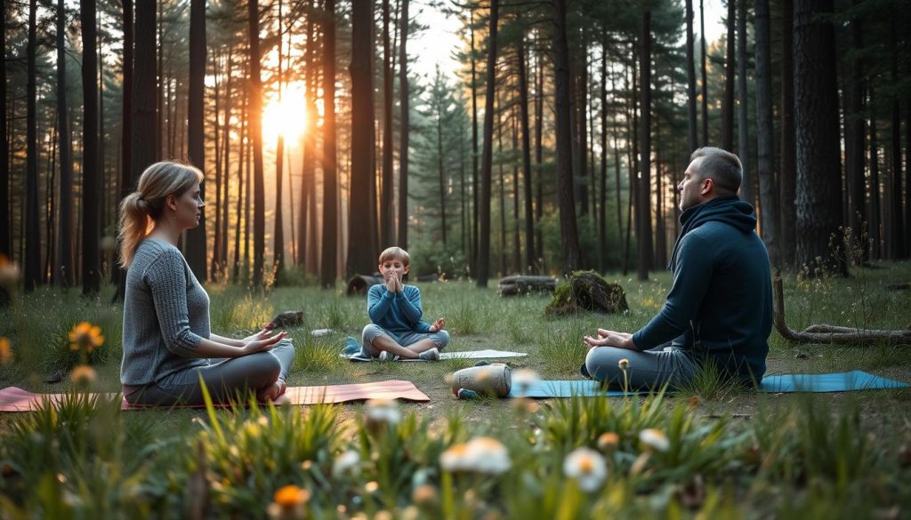 Familierettet mindfulness øvelse