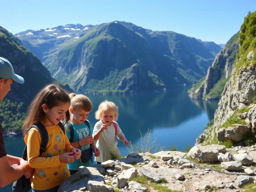 Familieturer med geologitema