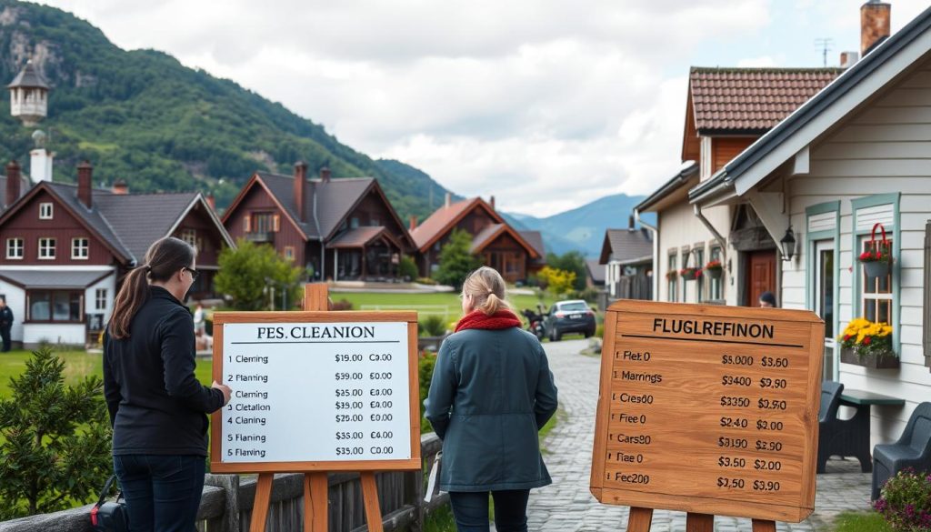 Feiegebyr og tilsynsgebyr priseksempler