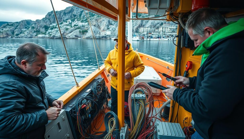 Feilsøking på båt elektriske systemer