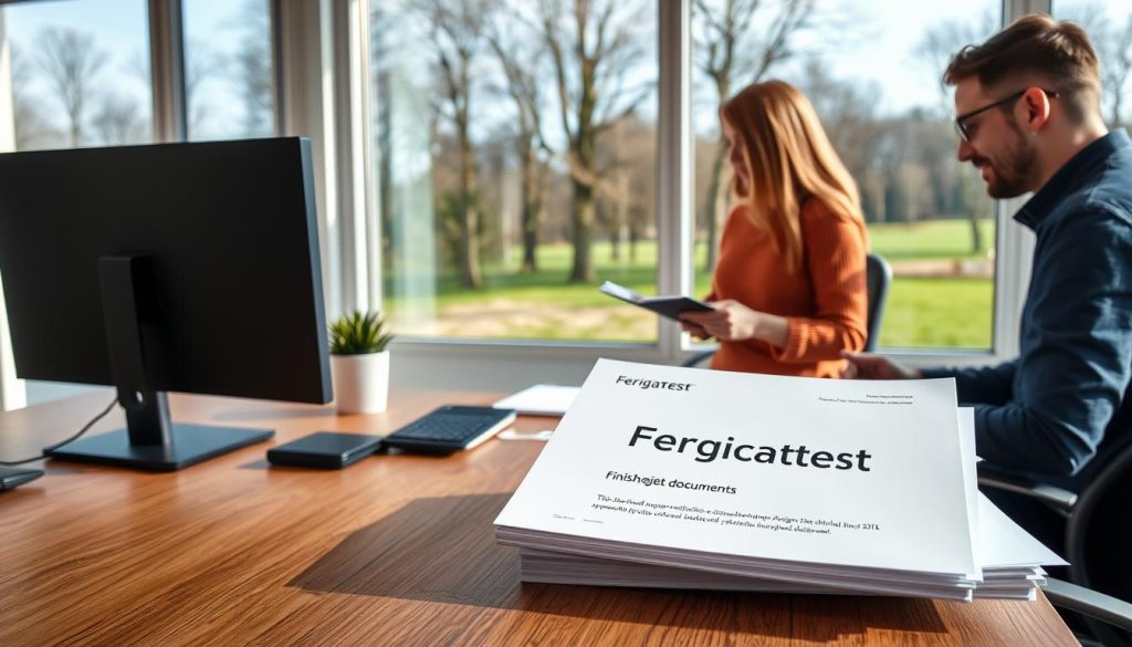 Ferdigattest dokumentasjon og godkjenning