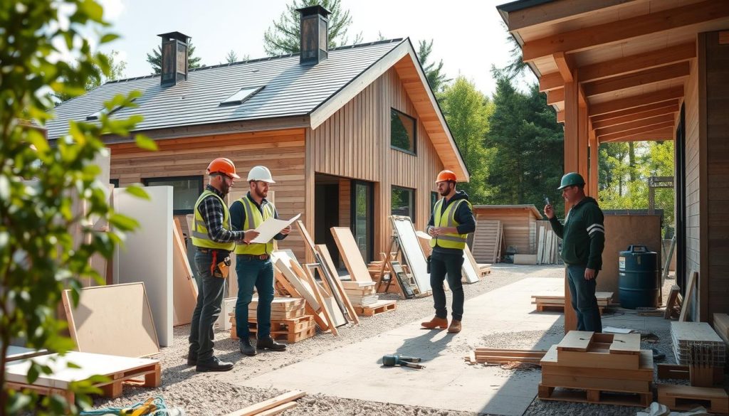 Ferdighus entreprenør tjenester