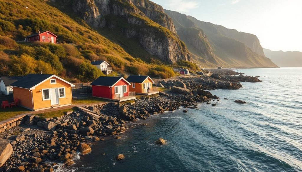 Feriehytter ved havet i Norge