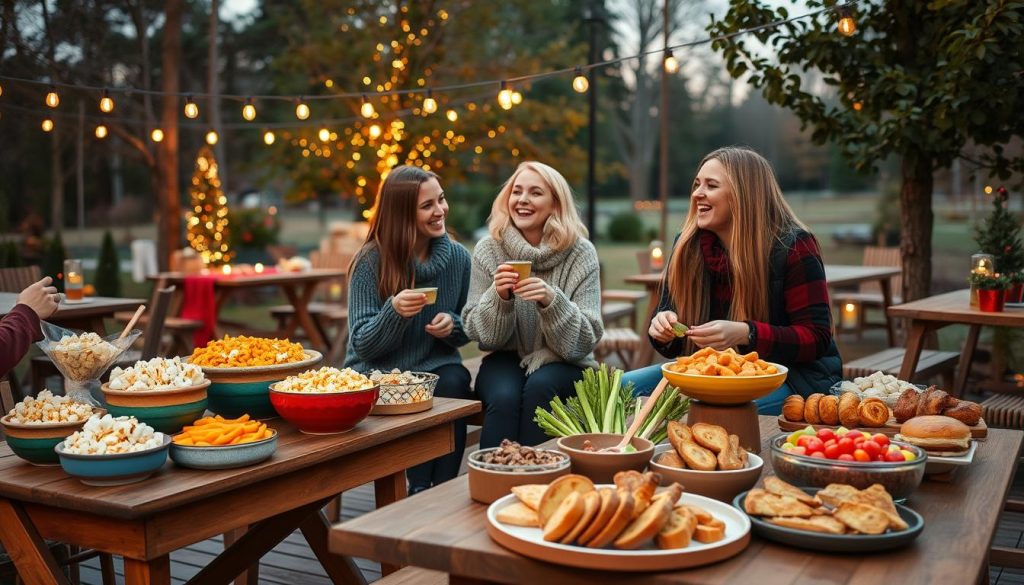 Festlige snacks på utesteder