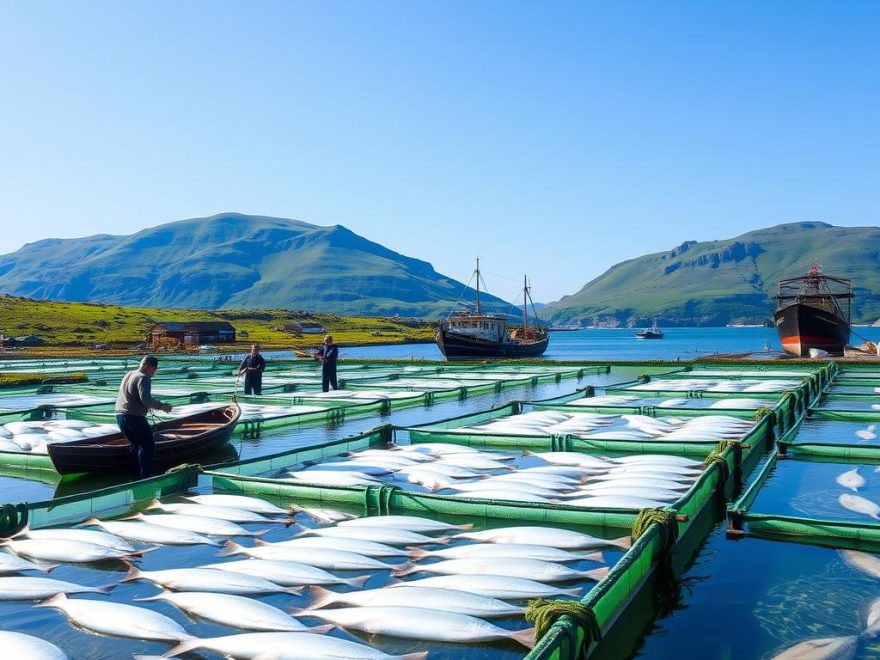 Fiskeoppdrett av torsk og kveite