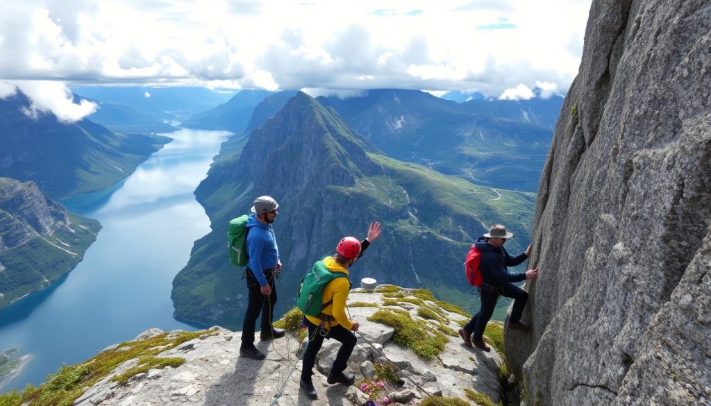 Fjellklatring ekspedisjoner for nybegynnere og erfarne