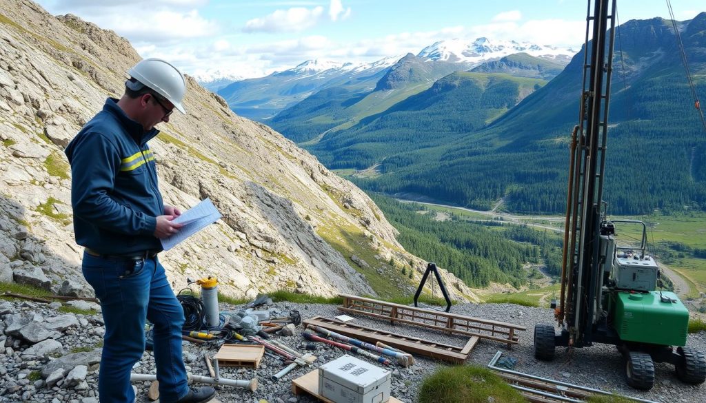 Fjellkontrollboring kostnadsestimering