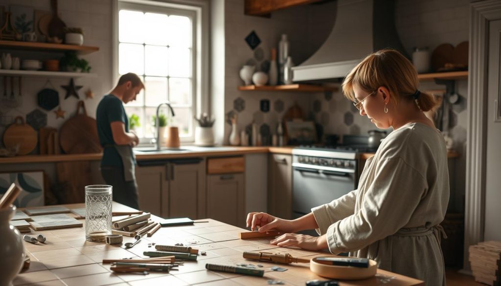 Flisfuging teknikk eksempel