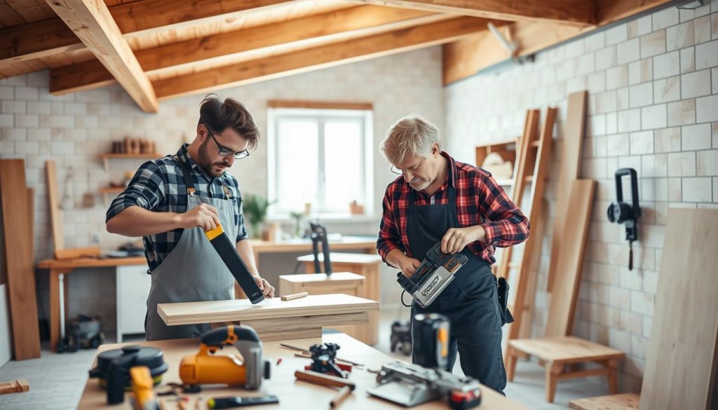 Flislegger og tømrer tjenester