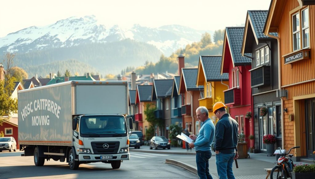 Flyttehjelp priser i norske byer