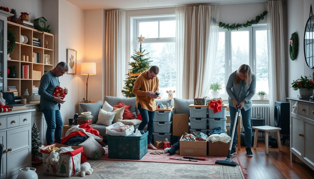 Førjulsrydding og organisasjonstjenester