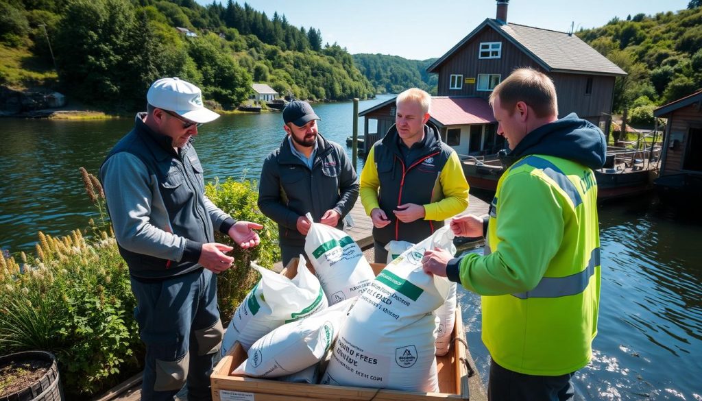 Fôrleveranse standarder i havbruk