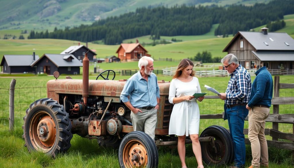 Forsikringstjenester for gammel traktor