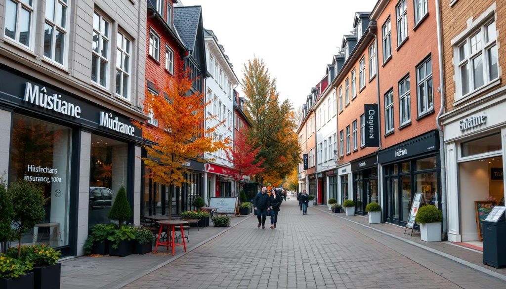 Forsikringstjenester i norske byer