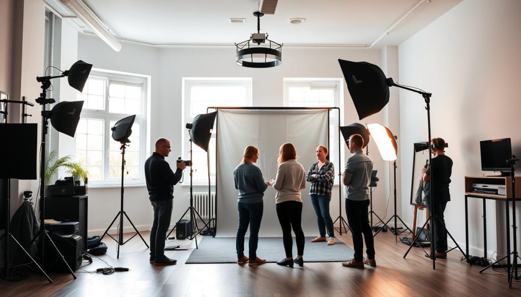 Fotograf valg for studiokvalitet