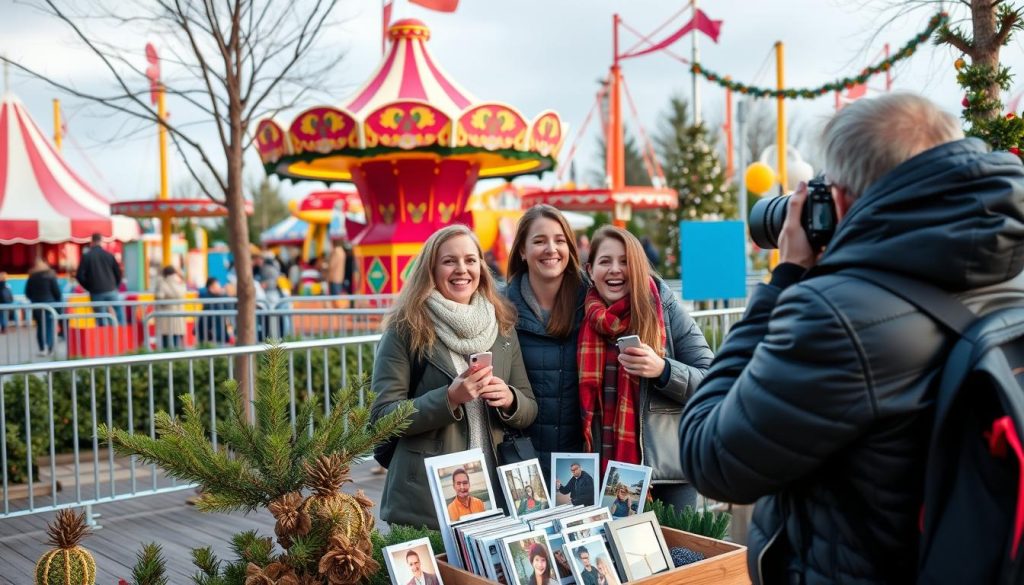 Fotopakker i fornøyelsespark