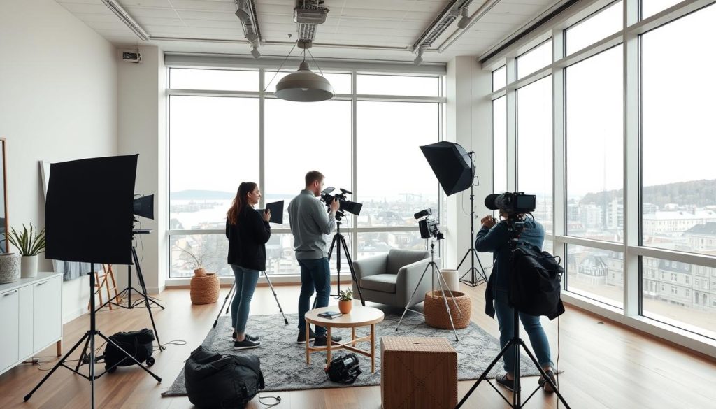 Fotostudio i norske byer