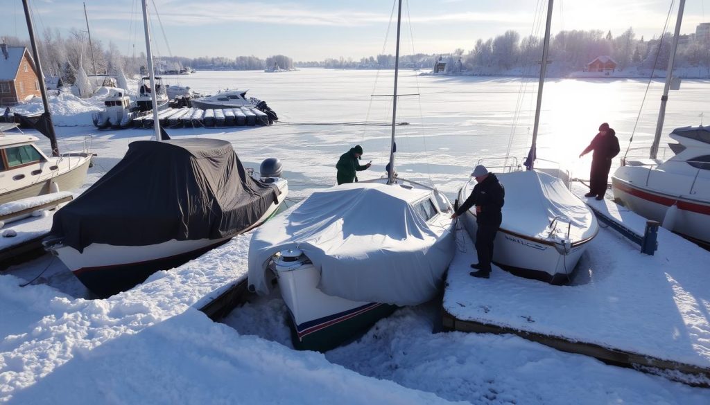 Frostbeskyttelse for båter