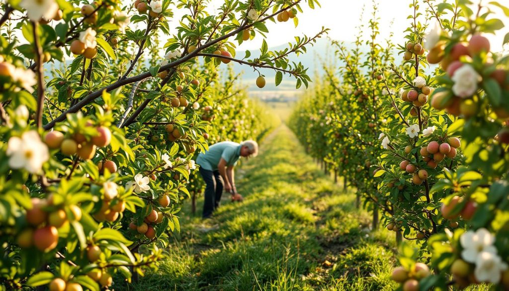 Fruktgartner i arbeid