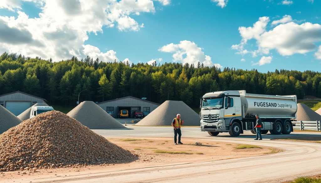 Fugesand leverandører i Norge