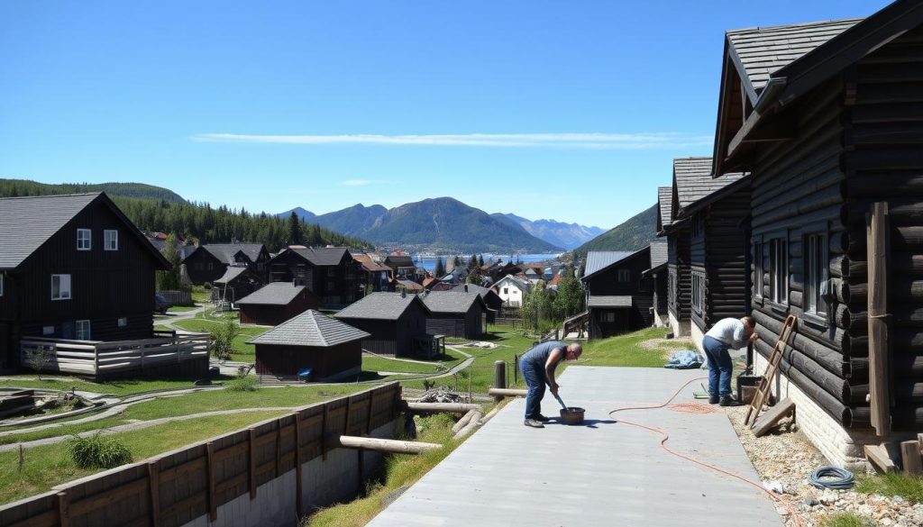 Fuktsikring av grunnmur i norske byer